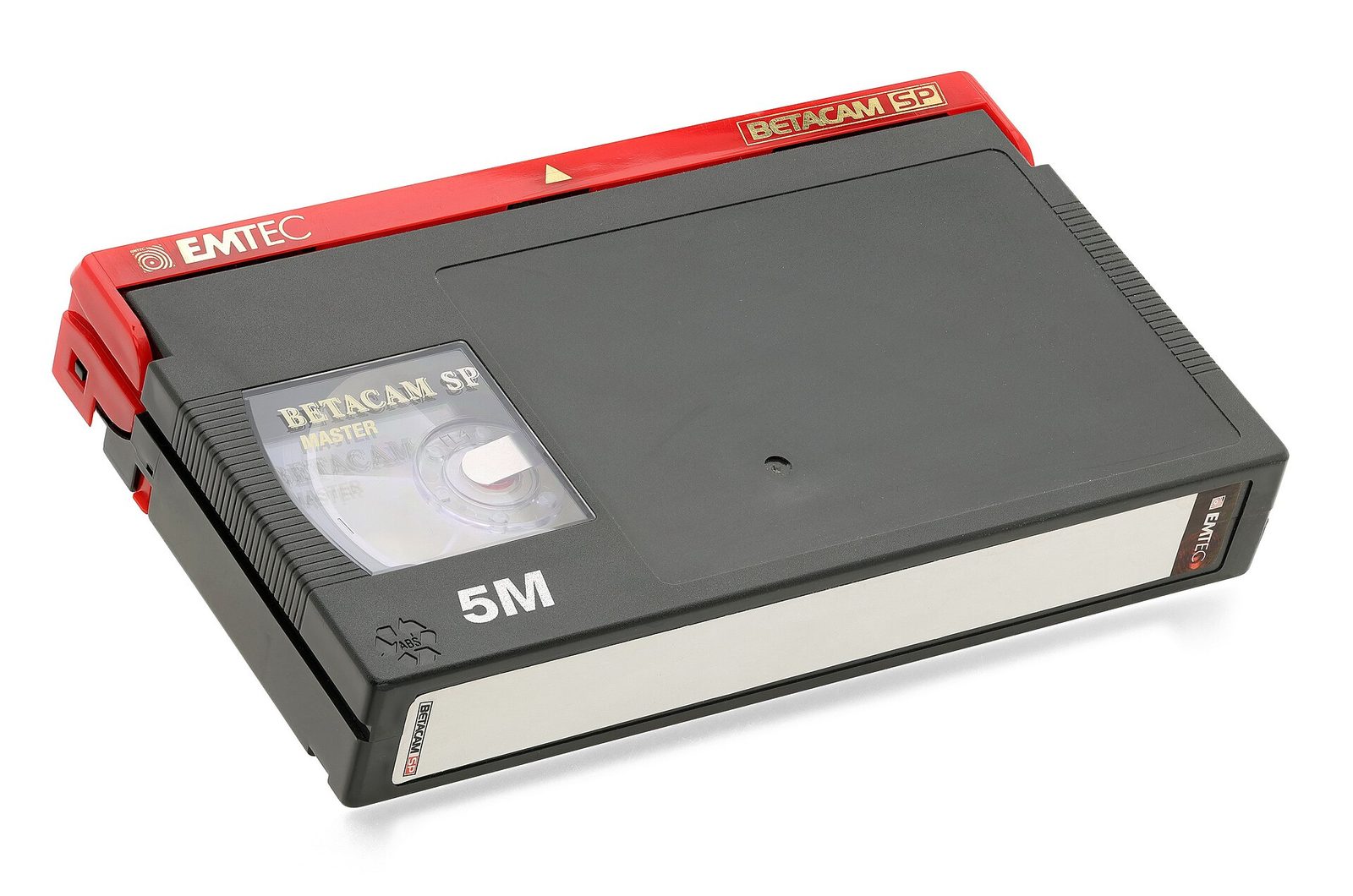 A Betacam SP cassette, small size